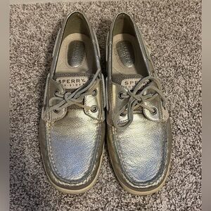Sperry Metallic Boat Shoes
